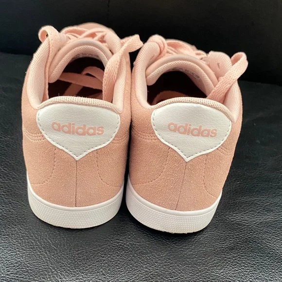 ADIDAS WOMENS VL COURT 3.0 PINK SNEAKERS SIZE 8 - Picture 3 of 6